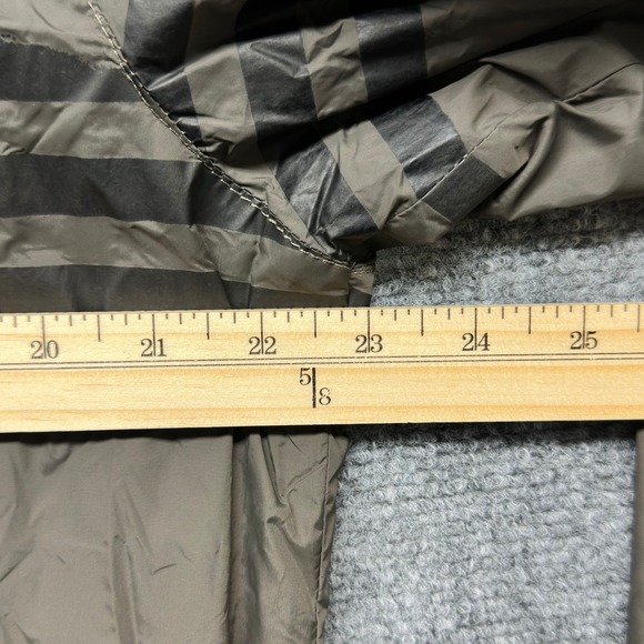 Desigual Mens Wild Safari Windbreaker Jacket Olive Green Striped Hooded XL - Picture 7 of 11